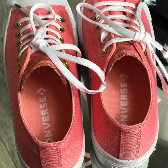 Converse Ctas Lift OX Canvas Driftwood Pink W - Picture 7 of 9